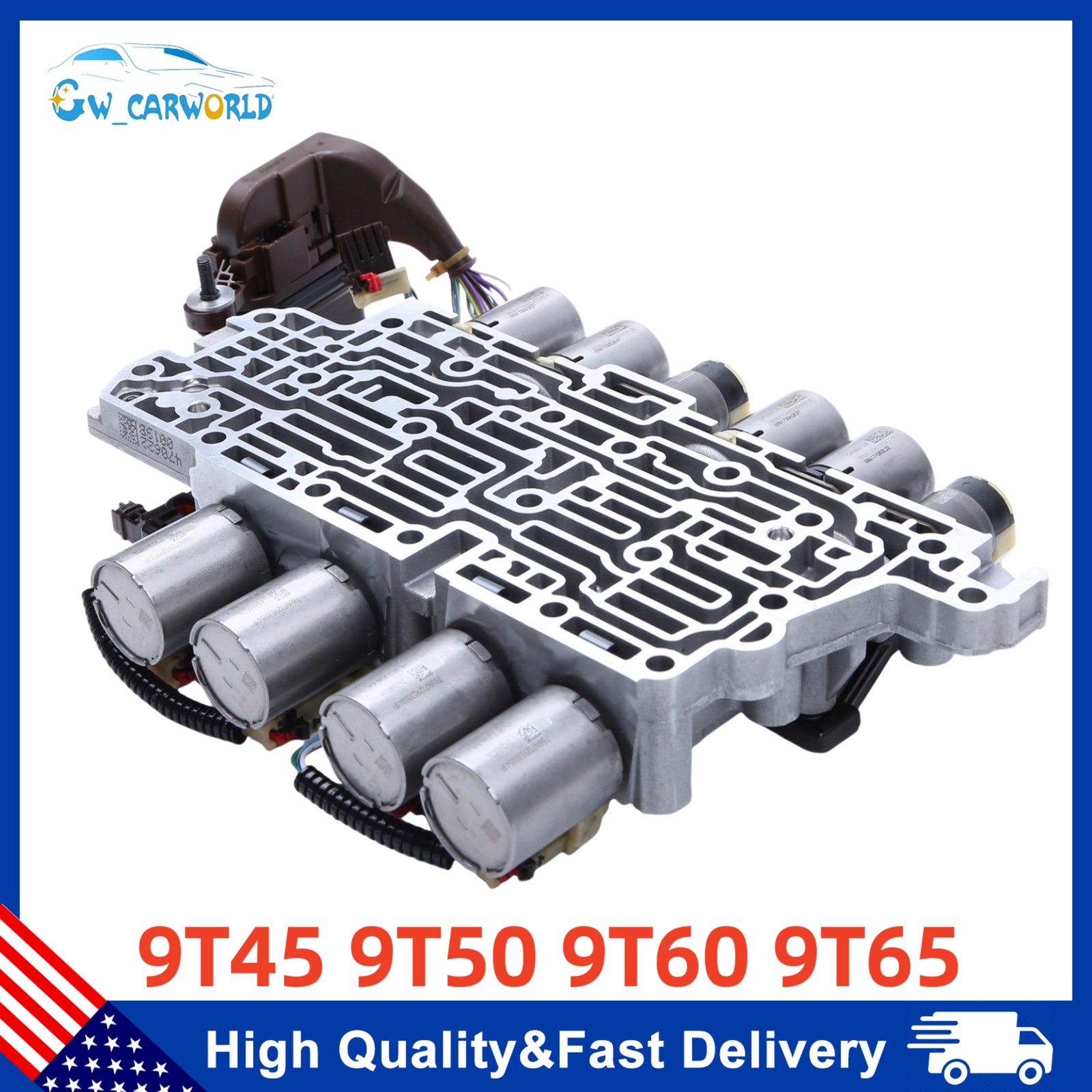 Transmission Valve Body for Chevrolet Malibu 2.0L 2017-2022 9T45 9T50 9T60 9T65