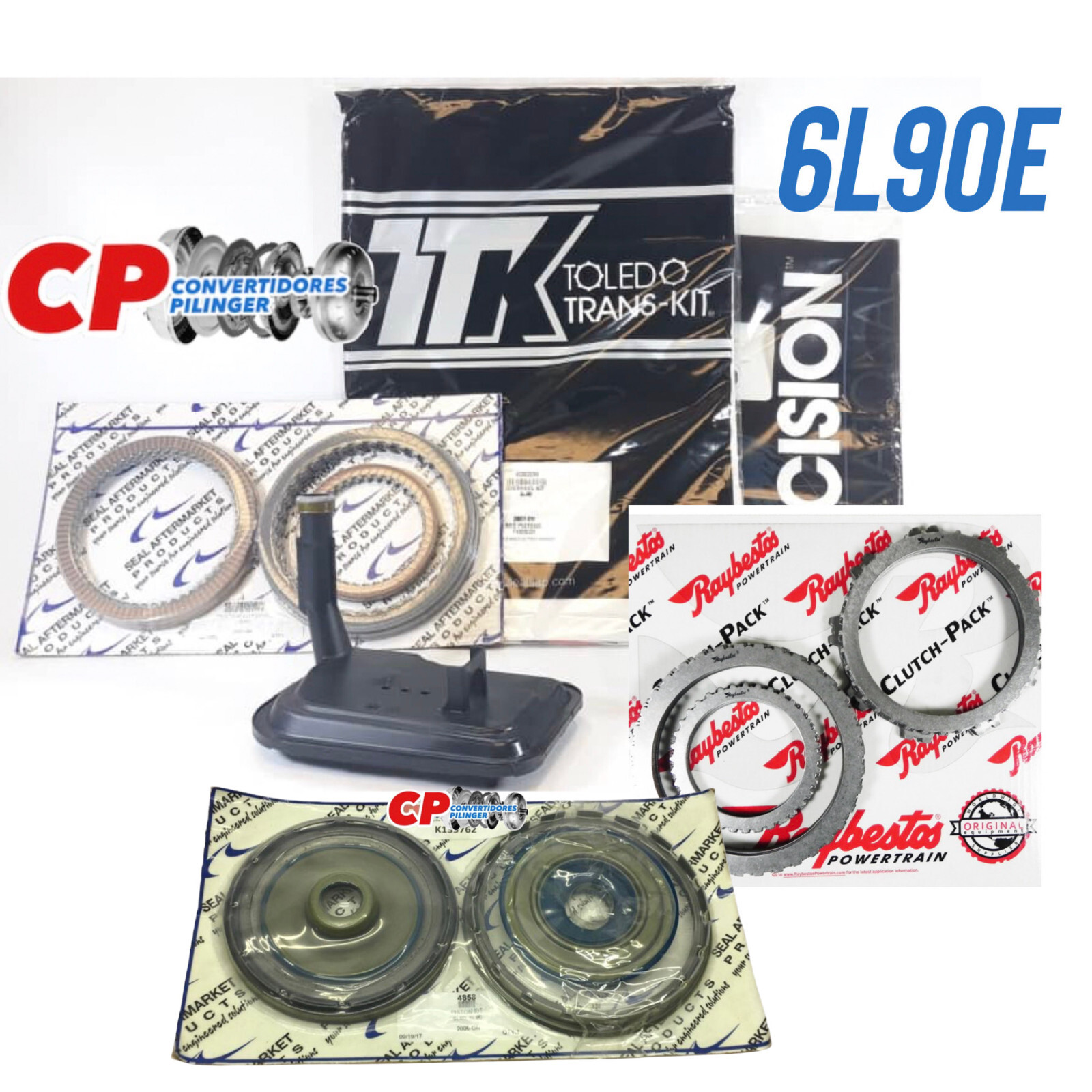 For GM 6l90 6l90E Transmission Master Rebuild Kit With Pistons & Filter 2007-Up.