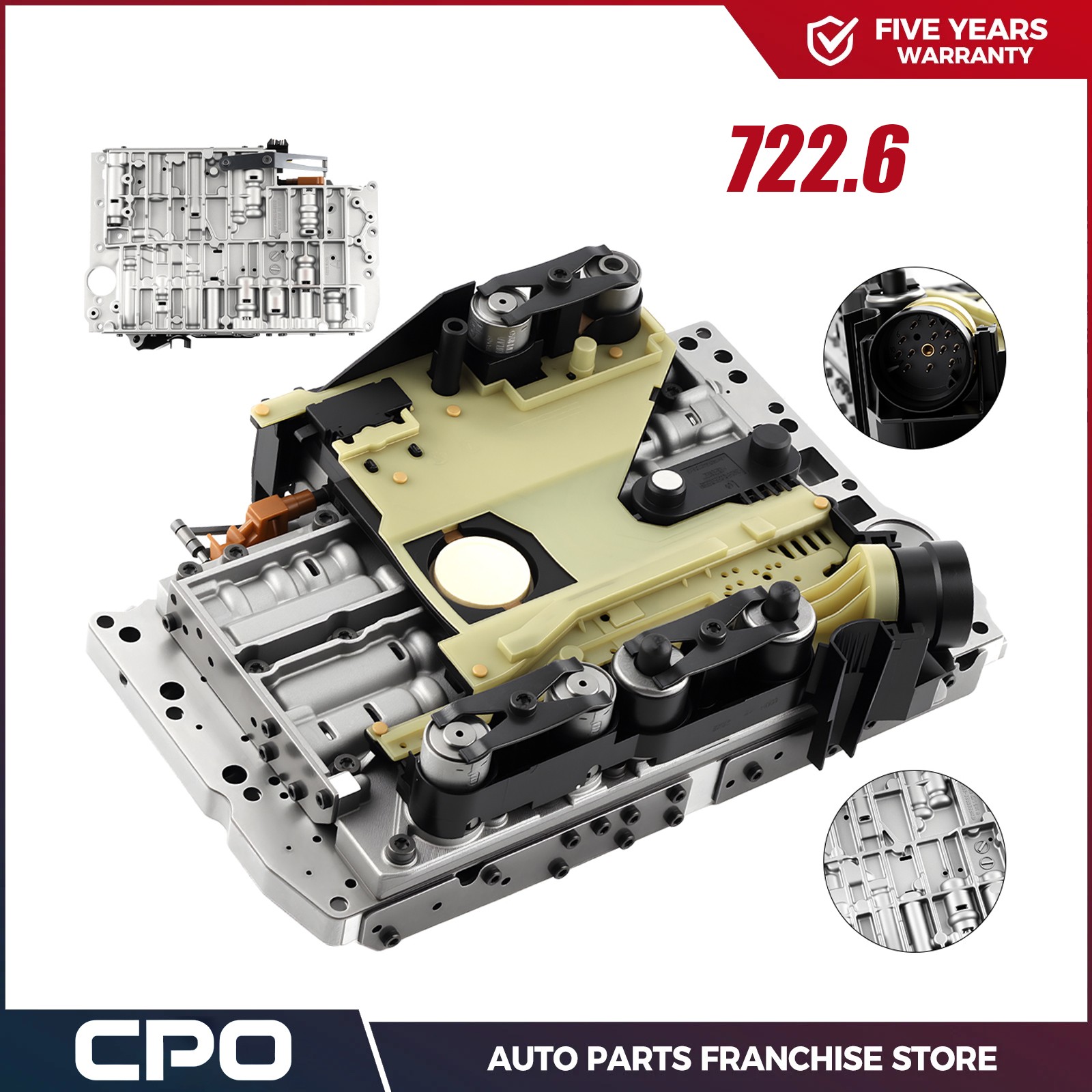 Transmission Valve Body W/ Conductor Plate For Dodge Chrysler 300 Sprinter 722.6