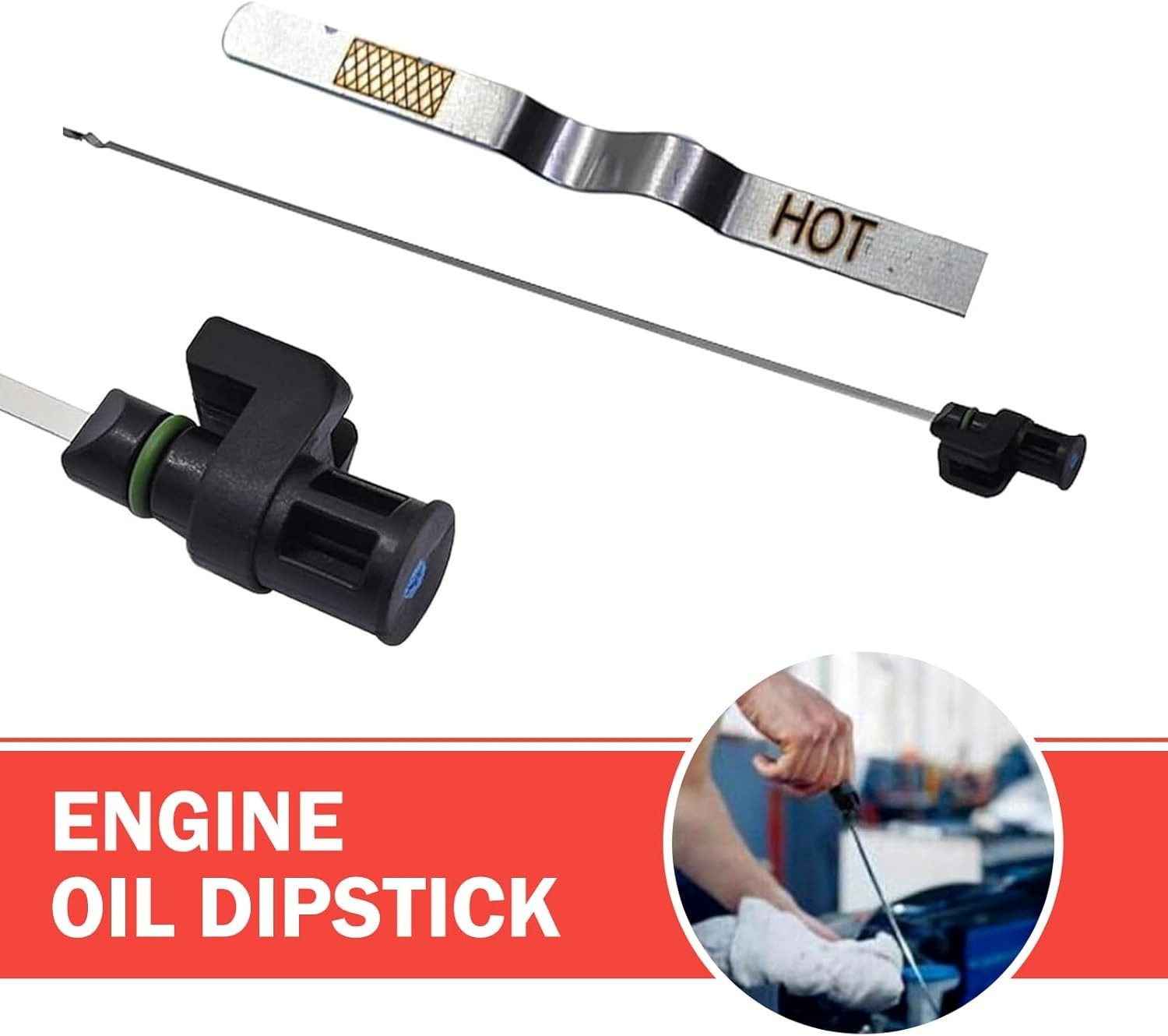 Transmission Dipstick for Cars, SUVs, Trucks – Rustproof, 60 cm Length