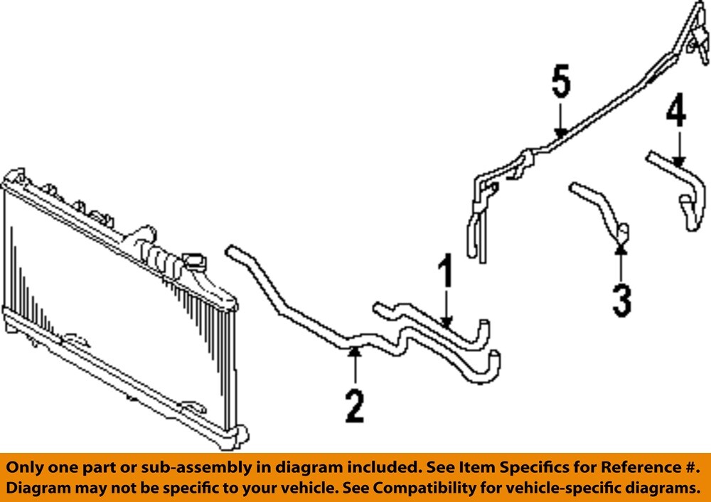 SUBARU OEM 08-13 Forester Cooling Trans Oil Cooler Lines-Cooler Pipe 45522AG041