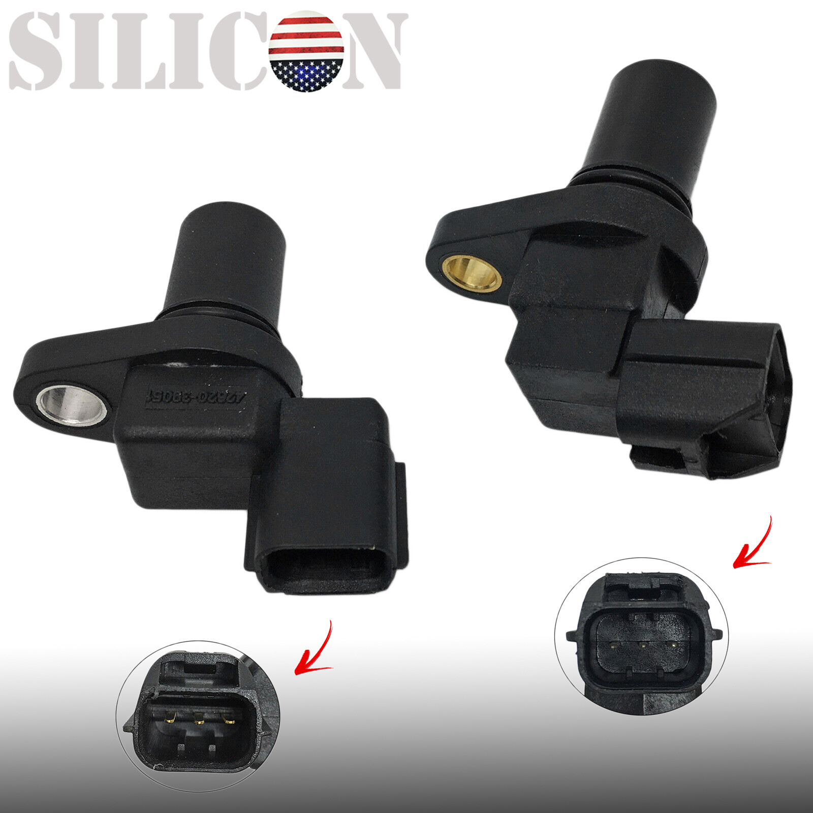 Trans Input & Output Speed Sensor For 1999-07 Hyundai Sonata 2.4L 2.5L 2.7L 3.3L