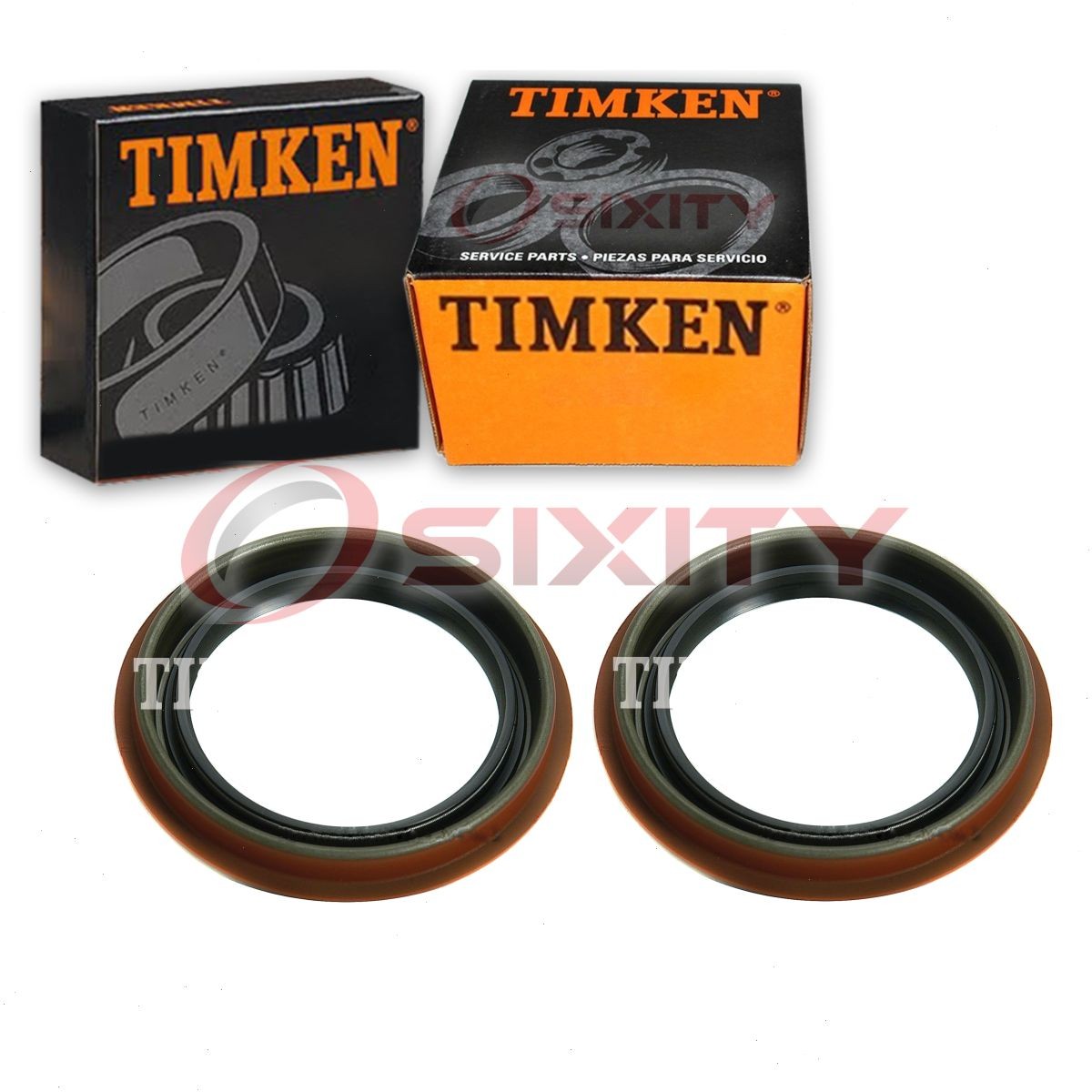 2 pc Timken Transmission Output Shaft Seals for 1987-1994 Plymouth Sundance tv