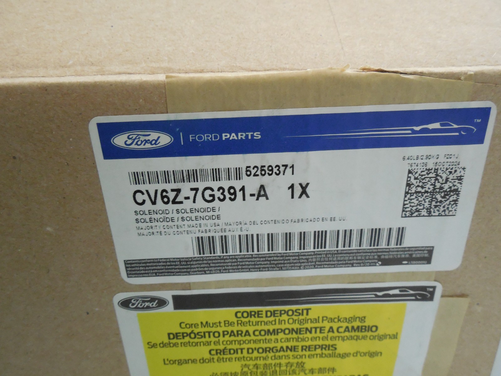 Brand New Genuine Ford Automatic Transmission Valve Body CV6Z-7G391-A