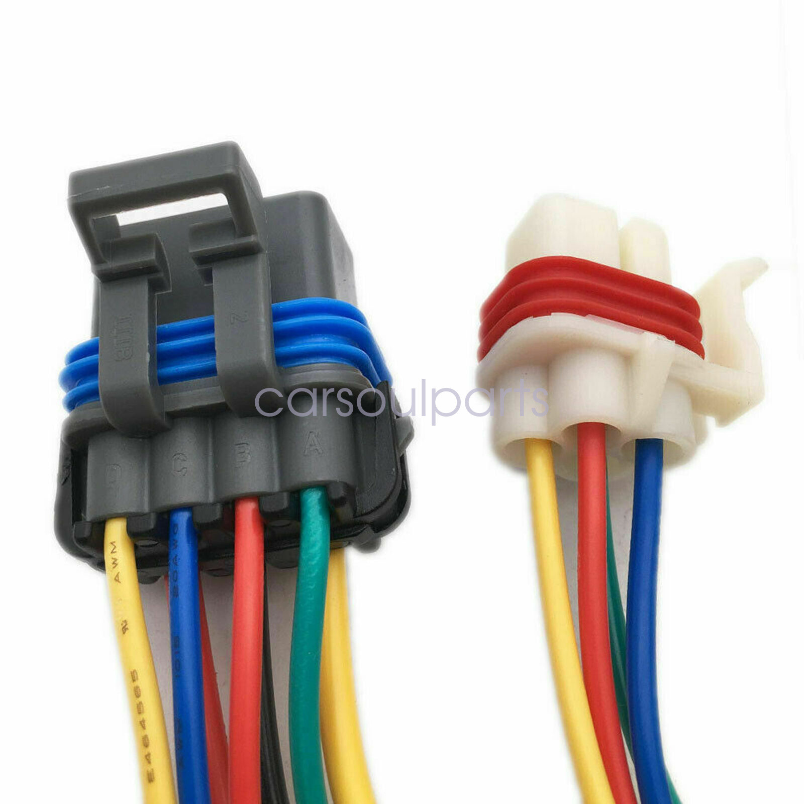 2pcs Neutral Safety Switch Connector Wire Harness 7-PIN &4-PIN fit Chevrolet GMC