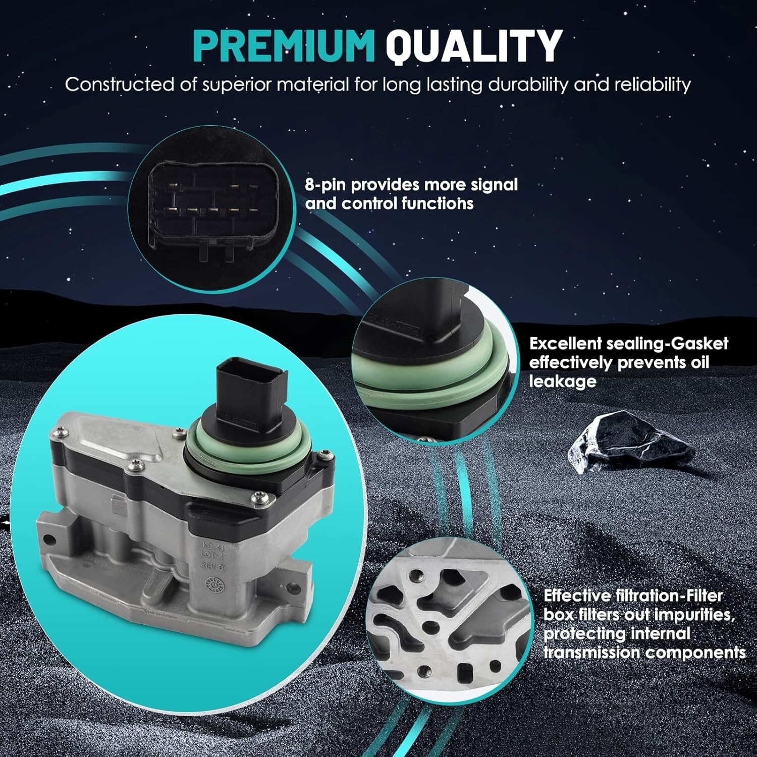 For Chrysler Dodge Jeep Liberty 3.7L 42RLE Transmission Shift Solenoid Block Kit