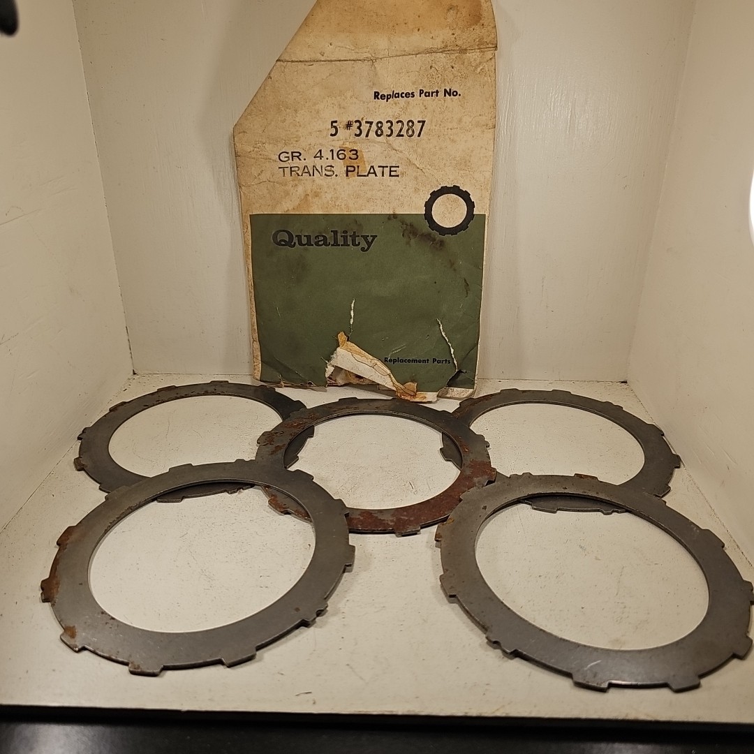 Lot Of 5 NOS GM Transmission Powerglide clutch plates 3783287 1962-1970 Chevy