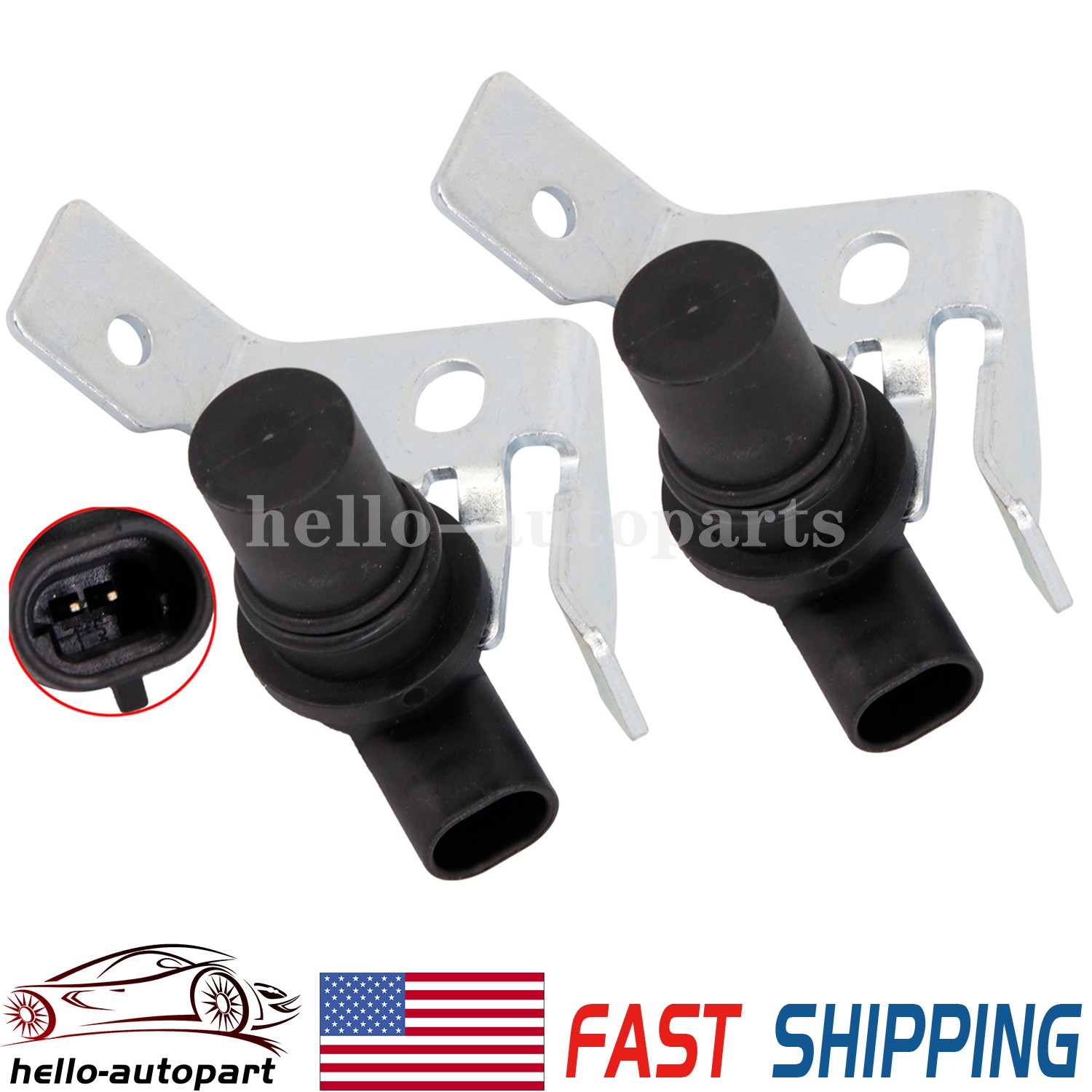 2pcs Automatic Transmission Speed Sensors Input&Output 24203876 For Chevrolet GM