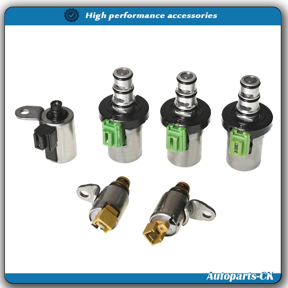 6 PCS TRANSMISSION SOLENOID KIT For Mazda GS GX 348420K-R 4F27E 2.3L 2004-2012