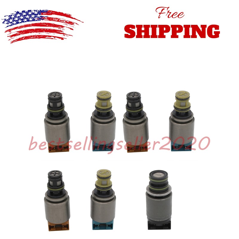 7x 6HP19 6HP26 Transmission Solenoids Kit For Audi A6 A8 BMW X3 X5 325i 328i USA