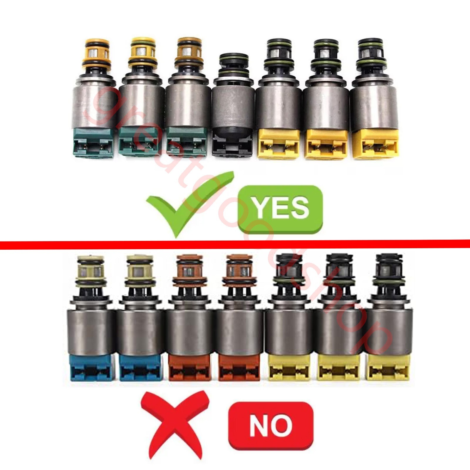 7x 6HP19 6HP26 6HP32 TRANSMISSION SOLENOID KIT FOR BMW X3 X5 AUDI A6 A8 Q7