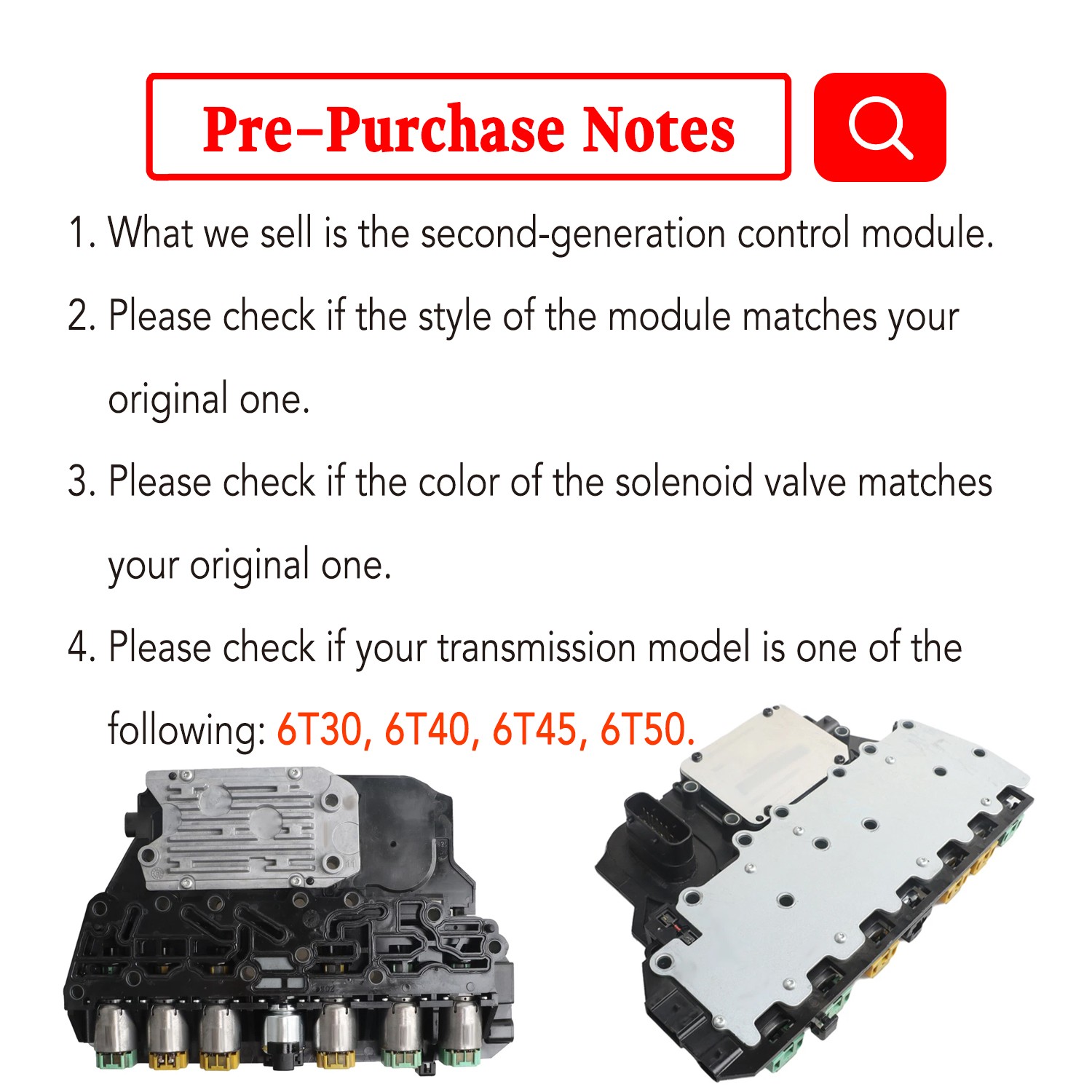 6T40 6T45 Transmission Control Module TCM for 2012-2017 Buick Chevy GMC