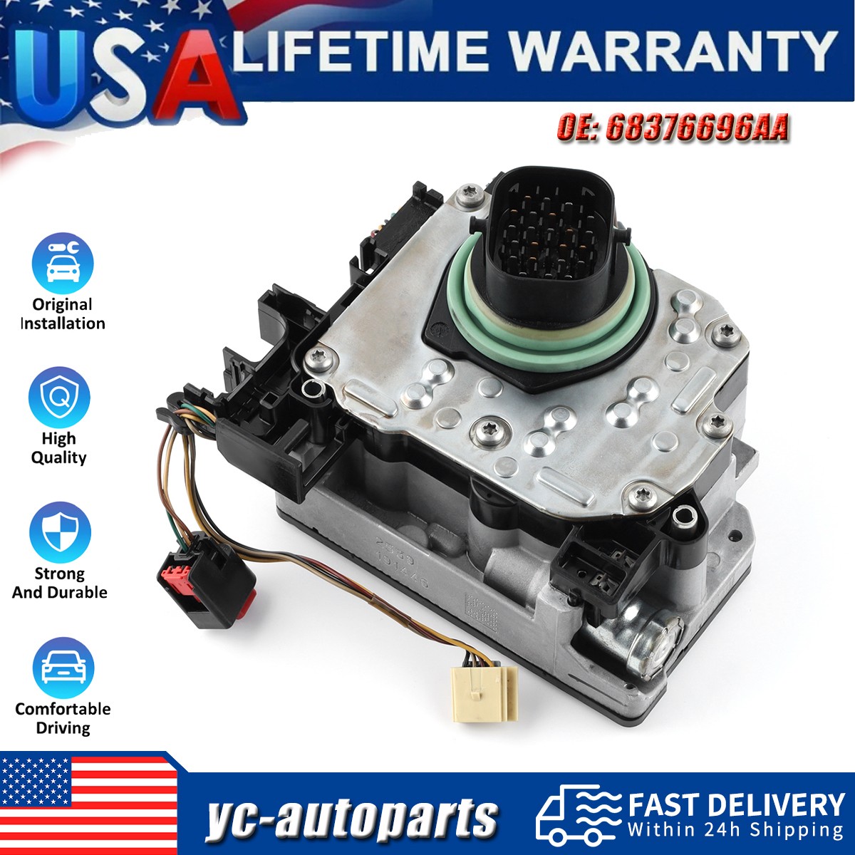 62TE Shift Solenoid Pack OEM For 2006-2018 Chrysler Dodge Journey Grand Caravan