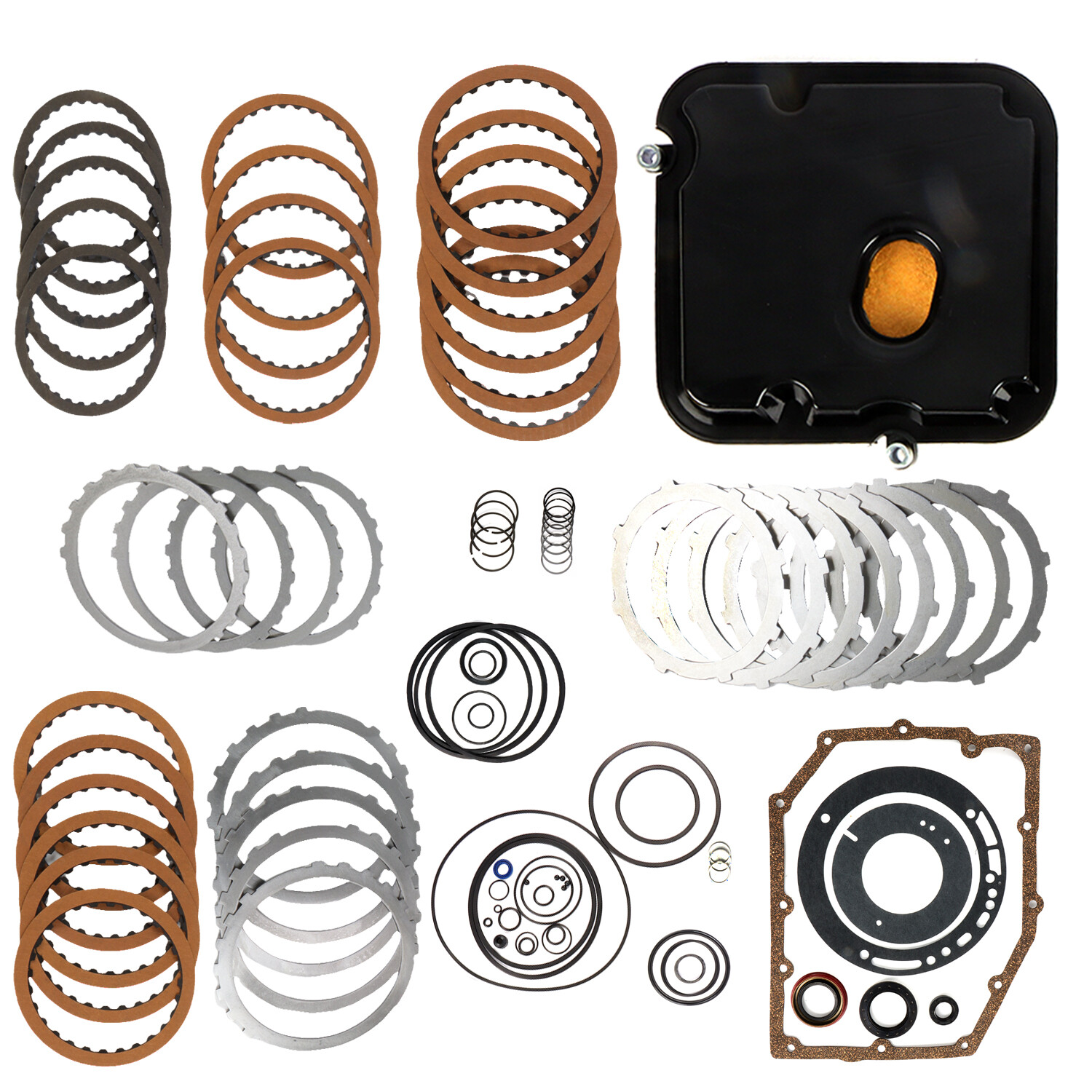 For JEEP 42RLE Transmission Master Rebuild KIT 03-UP WITH Plates Filter Bushing