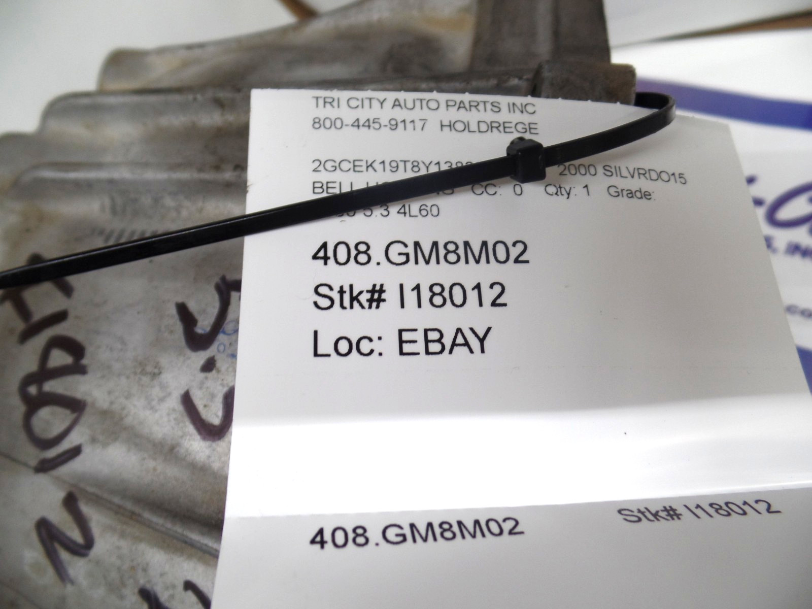 Used 4L60E/4L65E Top Bolt Hole Bell Housing Cast # 24206952 4.8L,5.3L,6.0L,
