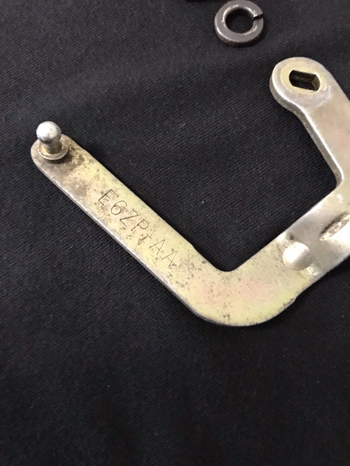 87-93 Ford Mustang AOD Automatic Transmission Detent Kick Down Bracket NICE!