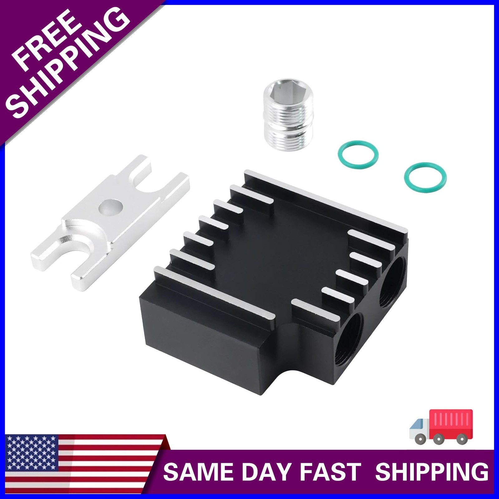 Thermal Bypass Valve with Billet Filter Coupler For 6.7L Cummins 68RFE 69ASRC