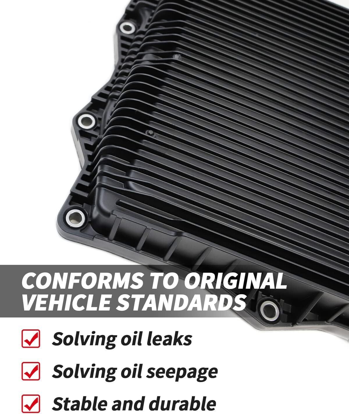 For 8 Speed BMW Automatic Transmission Oil Pan & Filter & Gasket & Bolt Kit New