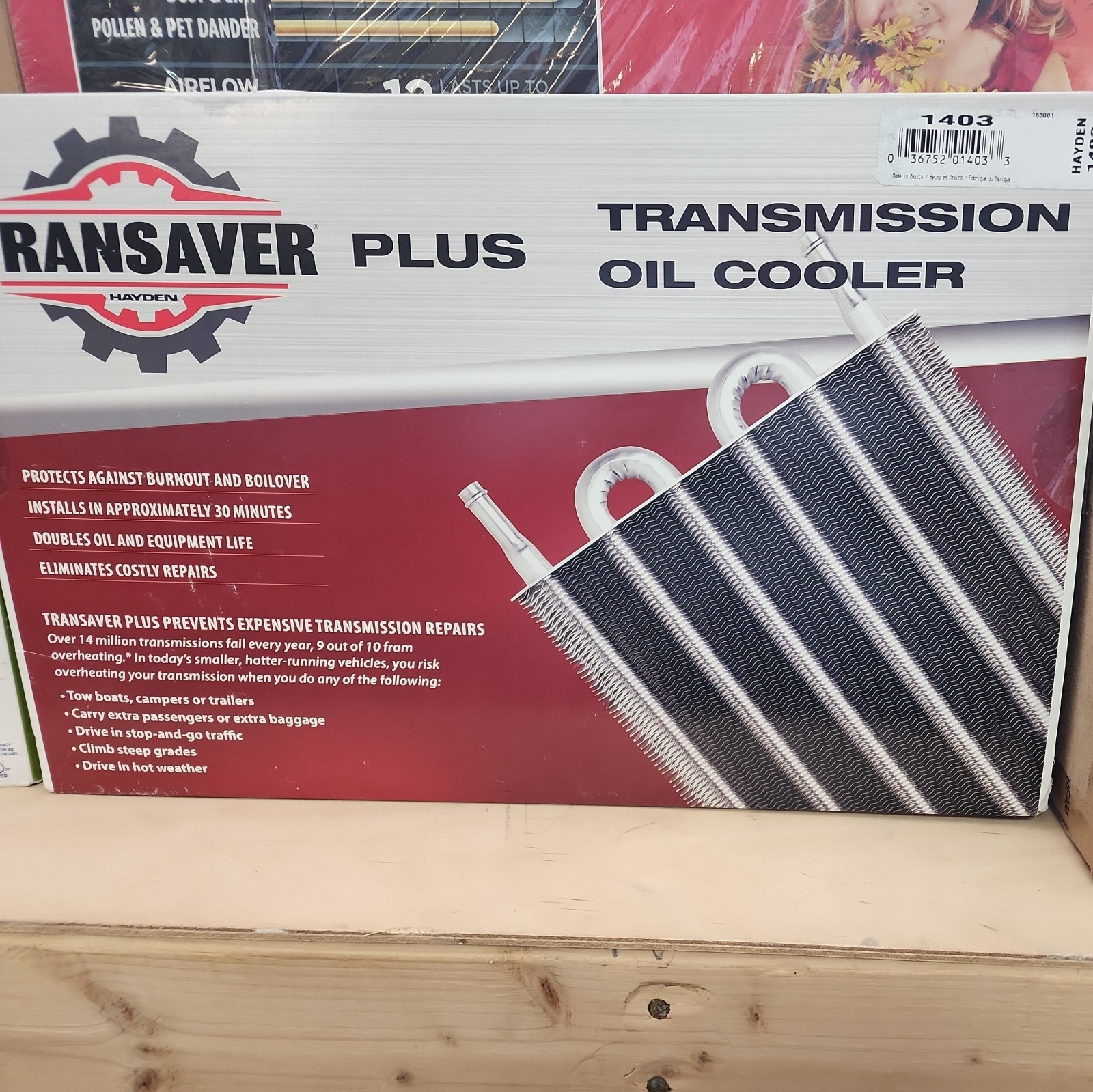 Hayden Automotive 1403 Transaver Ultra-Cool Transmission Cooler, OC-1403