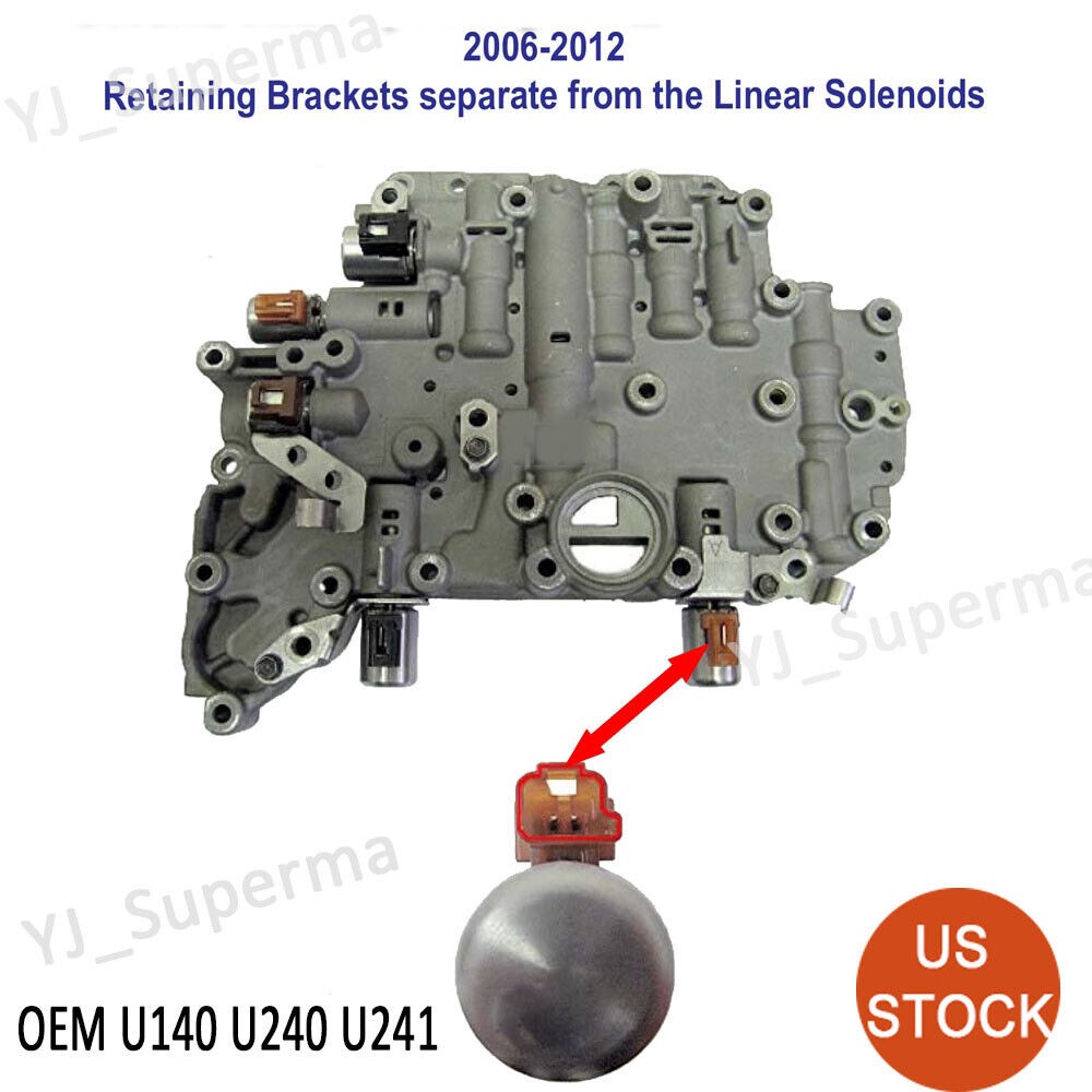 U140E/F U240E/F U241E Transmission Valve Body w/Solenoid for Toyota RAV4 06-12