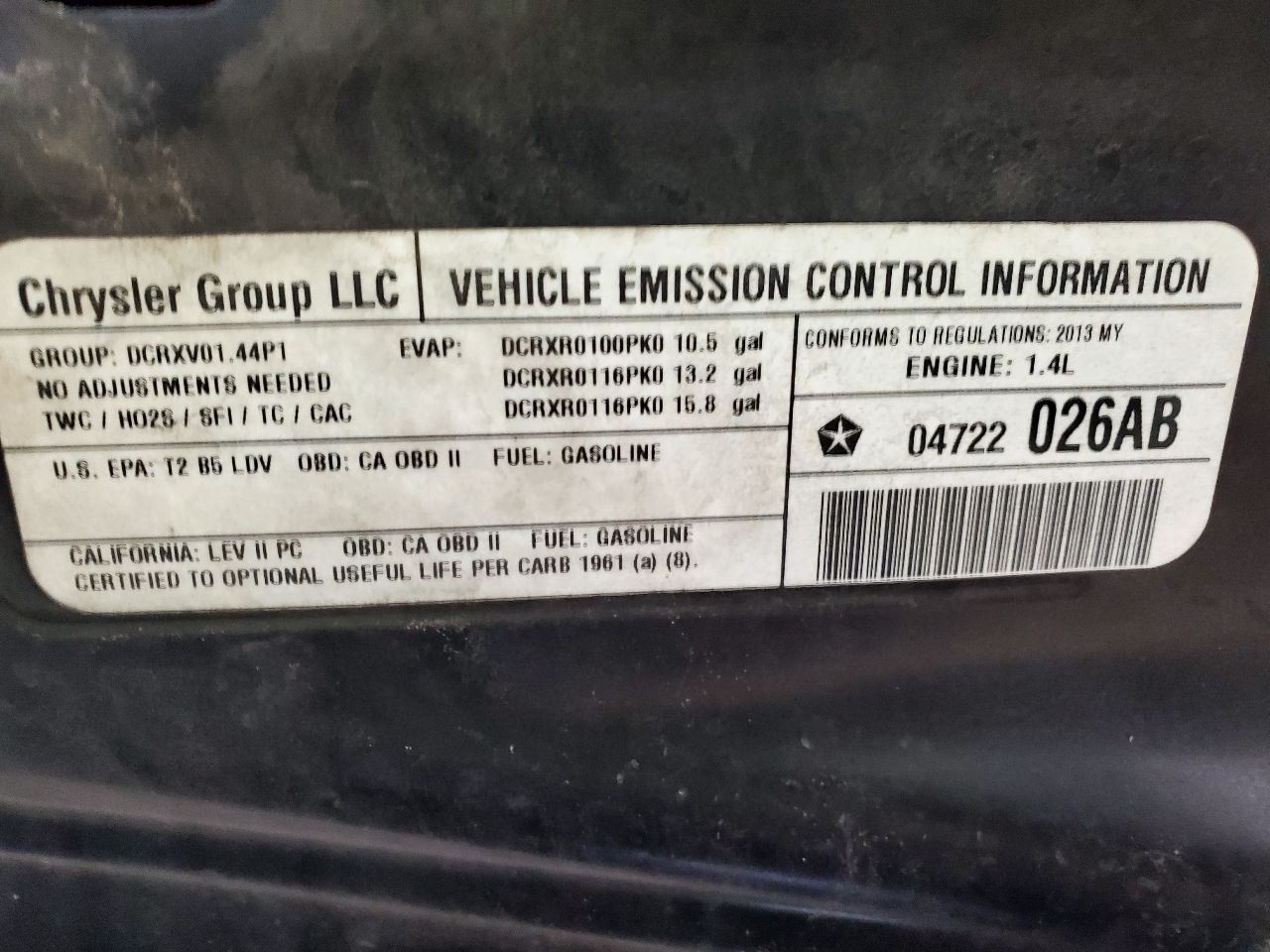 Automatic Transmission From 2013 Dodge Dart C635