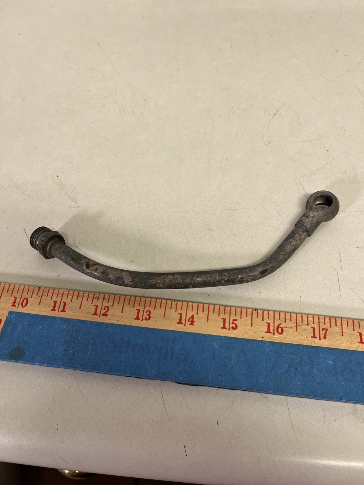 Mercedes-Benz R107 380SL Automatic Transmission Fluid Line Banjo Bolt End 8” 17