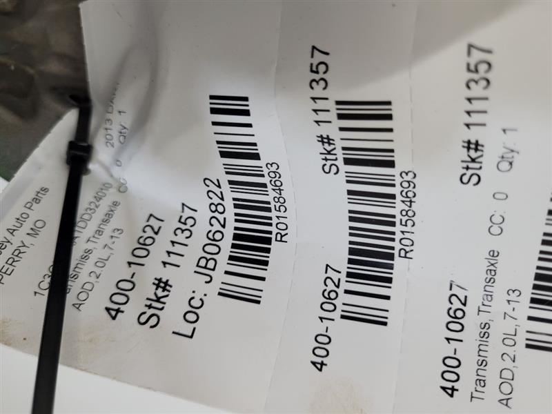 2013 13 DODGE DART Automatic Transmission 2.0L