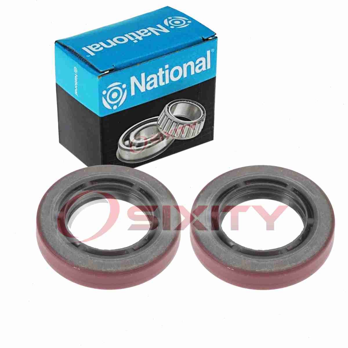 2 pc National Rear Wheel Seals for 1967-1972 GMC G15 G1500 Van Driveline nf