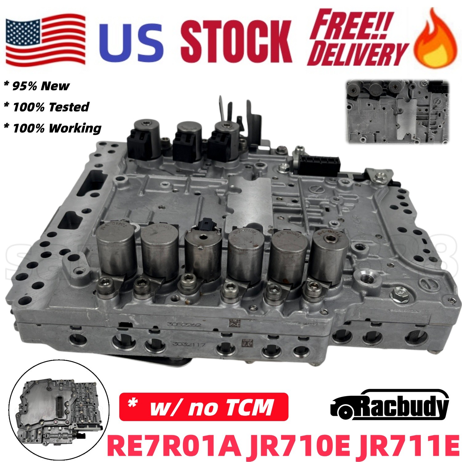 7-Speed Transmission Valve Body RE7R01A JR710E JR711E For Infinity EX35 FX35 G37